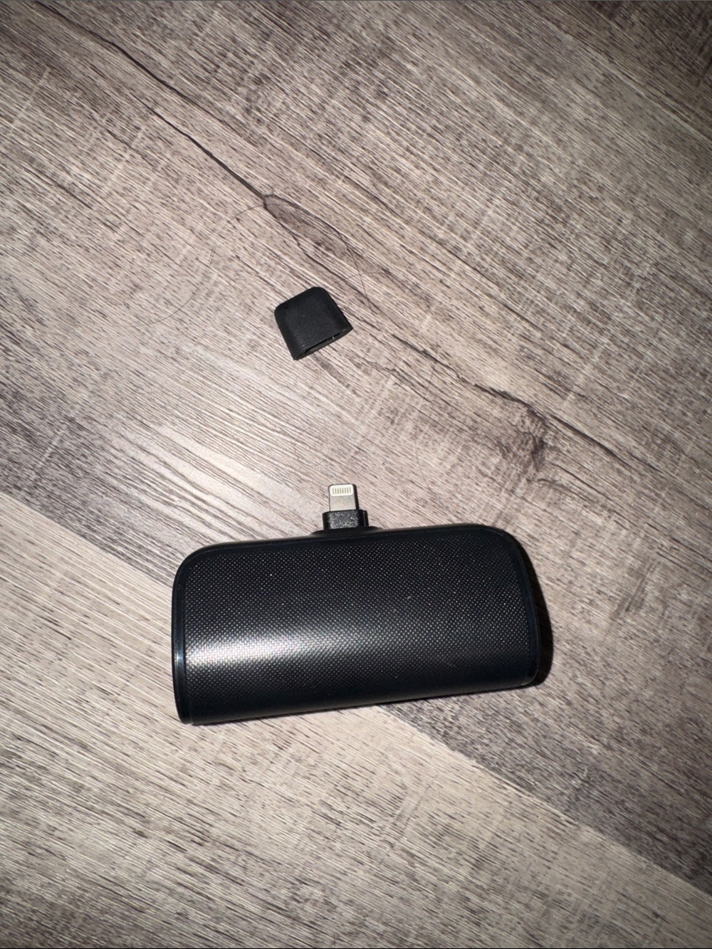 Black Portable Charger (lightning cable)